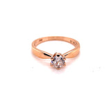 Anillo compromiso Oro 14k #9423