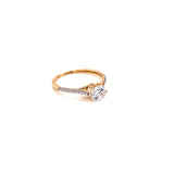 Anillo compromiso Oro 14k #8082