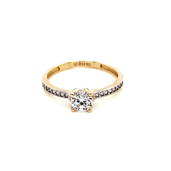 Anillo compromiso Oro 14k #7905