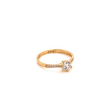 Anillo compromiso Oro 14k #8086