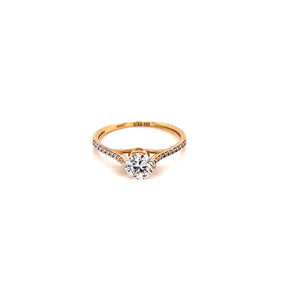 Anillo compromiso Oro 14k #8082